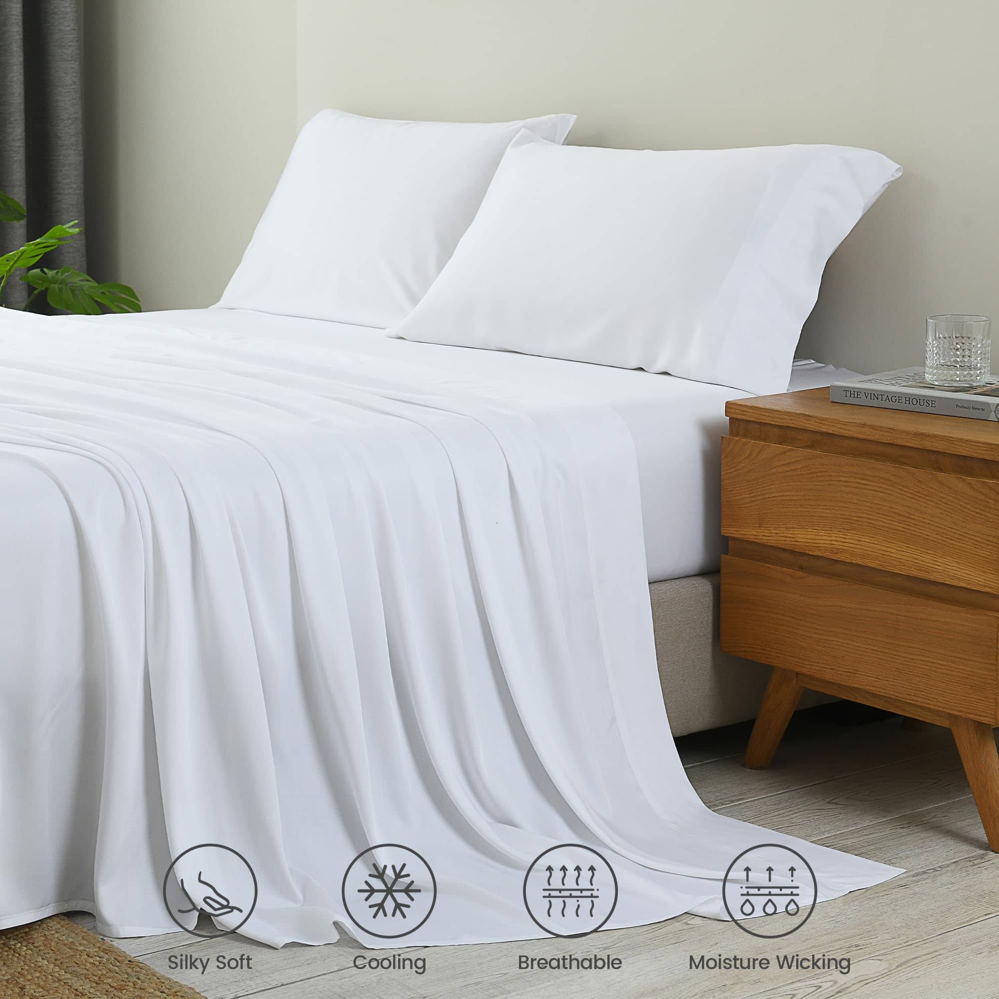 Juegos de Sábanas Gemelas XL Rosecret, 100% Viscosa - Imagen 5