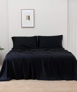 Juego de Sábanas Queen Size Rosecret 100% -Negro