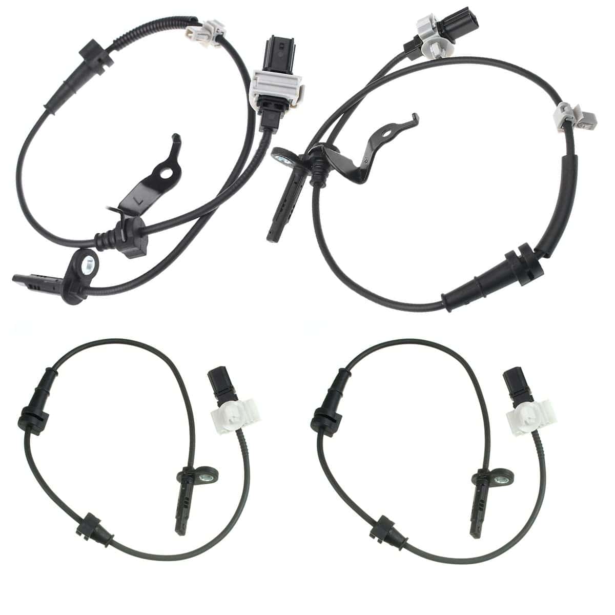 Juego de 4 sensores de velocidad de rueda ABS delanteros y