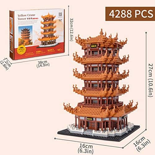 Micro Building Blocks Mini Blocks Set Modelo de la Torre de - Imagen 3