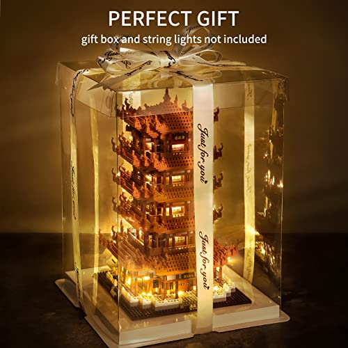 Micro Building Blocks Mini Blocks Set Modelo de la Torre de - Imagen 8