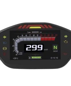 Velocímetro de motocicleta, MPH KM/H Pantalla LCD TFT