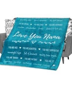 Cobija para Nana Regalo de Cumpleaños de los Nietos,