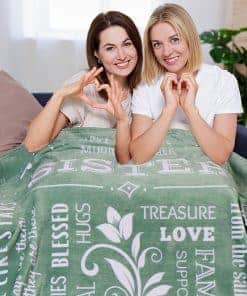 Manta de regalo para hermana en cumpleaños, Plush Suave