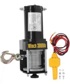 Kit de Malacate Eléctrico de 24V 3000lbs con Control