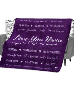 FILO ESTILO Regalos de Nietos para Nana, Manta de Nietos