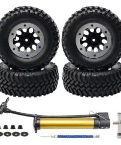 Juego de 4 llantas y neumáticos Beadlock de 1.9 pulgadas