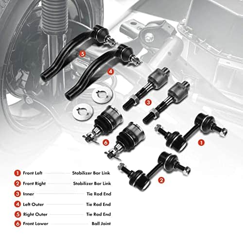 Conjunto Premium de 8, Barra de Enlace de Estabilizadora - Imagen 3