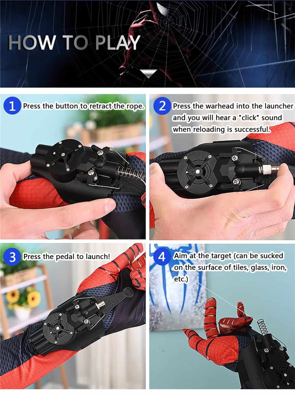 Lanzadores de Telaraña SUIZU, Lanzador de Seda de Araña - Imagen 5