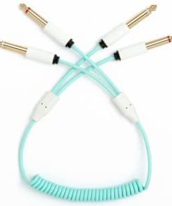 Cable de audio Candycord MyVolts, 2 x jack grande recto a 2