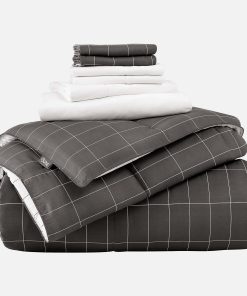 Juego de Edredón y Sábanas Bare Home Bed-in-A-Bag de 7