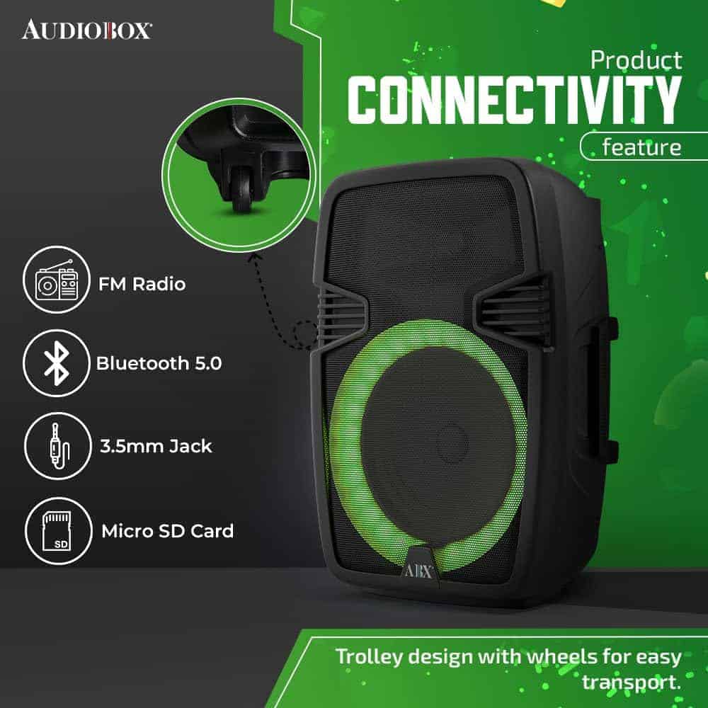 Altavoz portátil Audiobox ABX-160R de 15 pulgadas con - Imagen 8