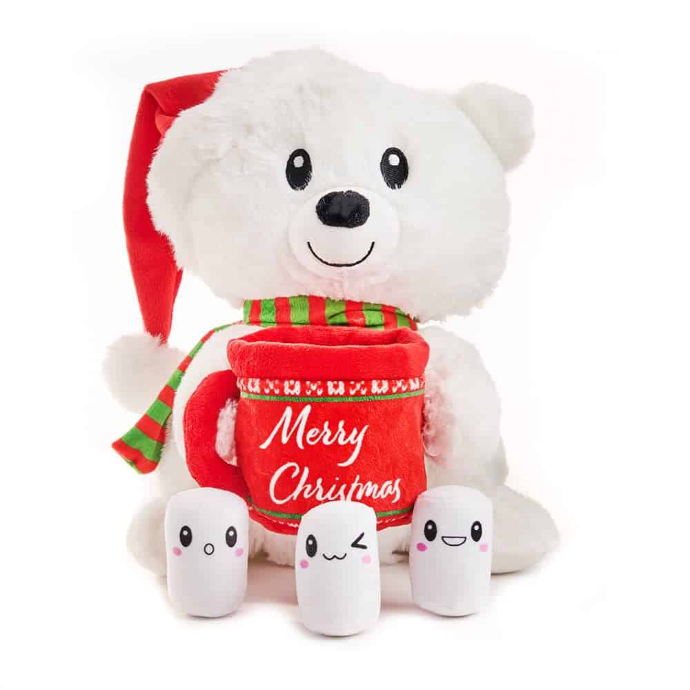 Cuddle Barn - Cup of Cocoa Connor | Oso polar de peluche - Imagen 3