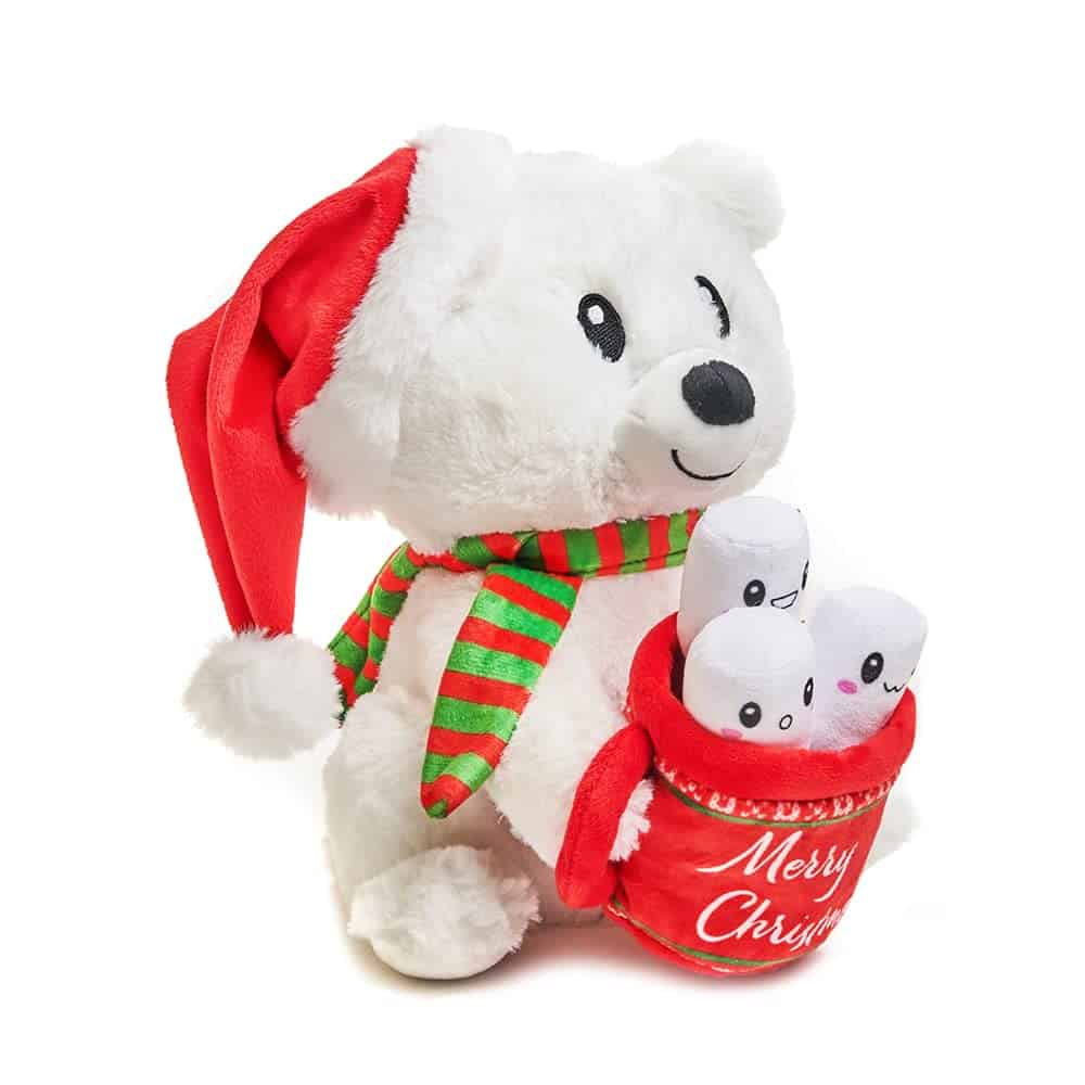 Cuddle Barn - Cup of Cocoa Connor | Oso polar de peluche - Imagen 5