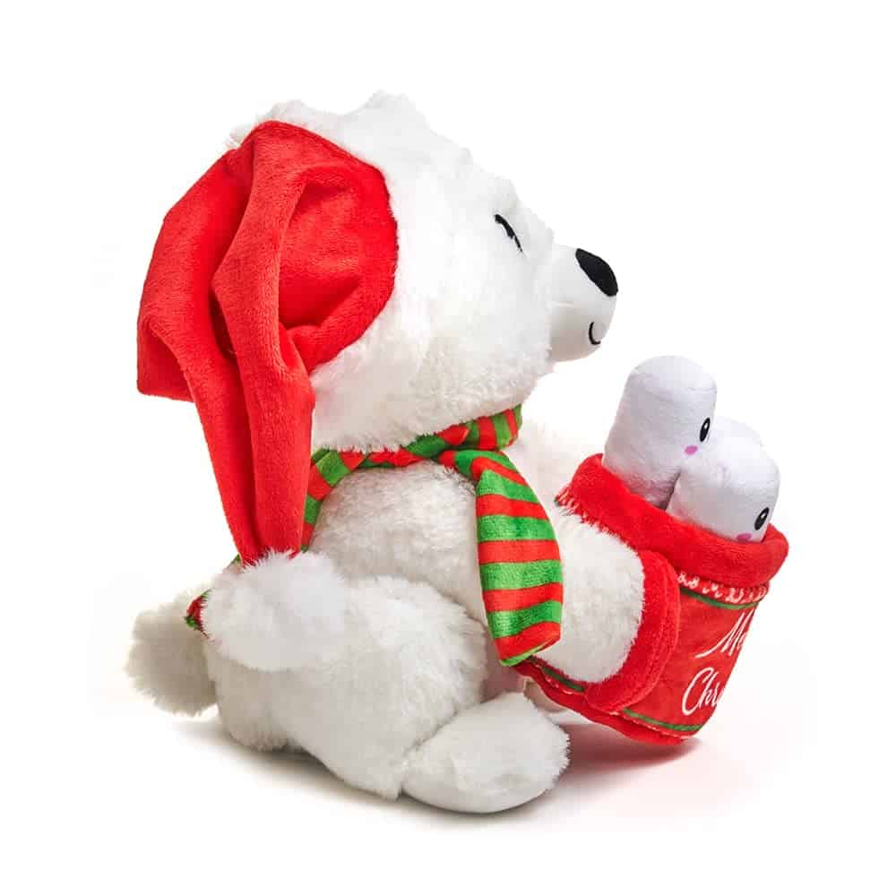 Cuddle Barn - Cup of Cocoa Connor | Oso polar de peluche - Imagen 6