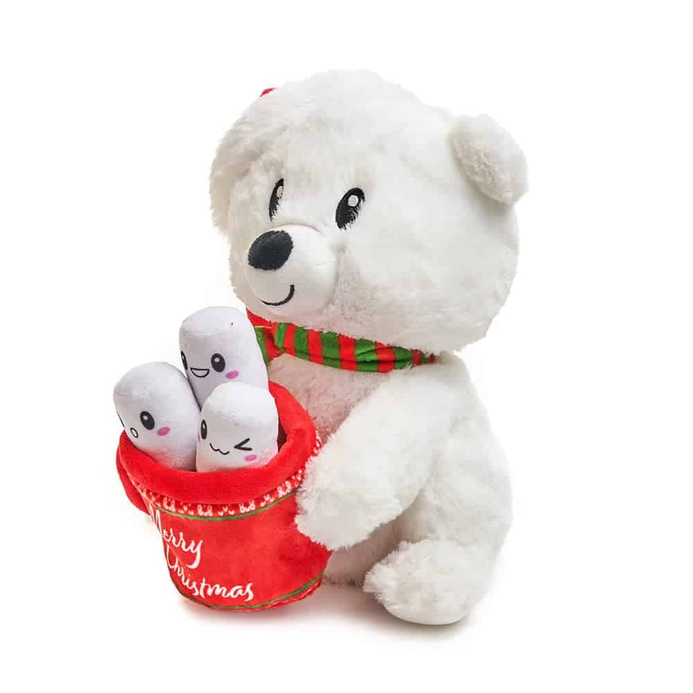 Cuddle Barn - Cup of Cocoa Connor | Oso polar de peluche - Imagen 4