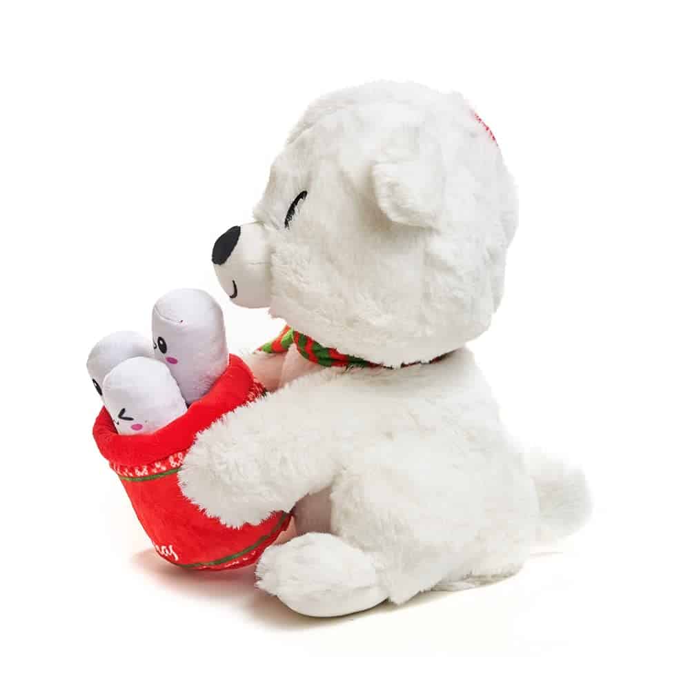 Cuddle Barn - Cup of Cocoa Connor | Oso polar de peluche - Imagen 7