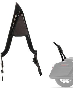 26" Sissy Bar Negro de Altura, Respaldo de Pasajero