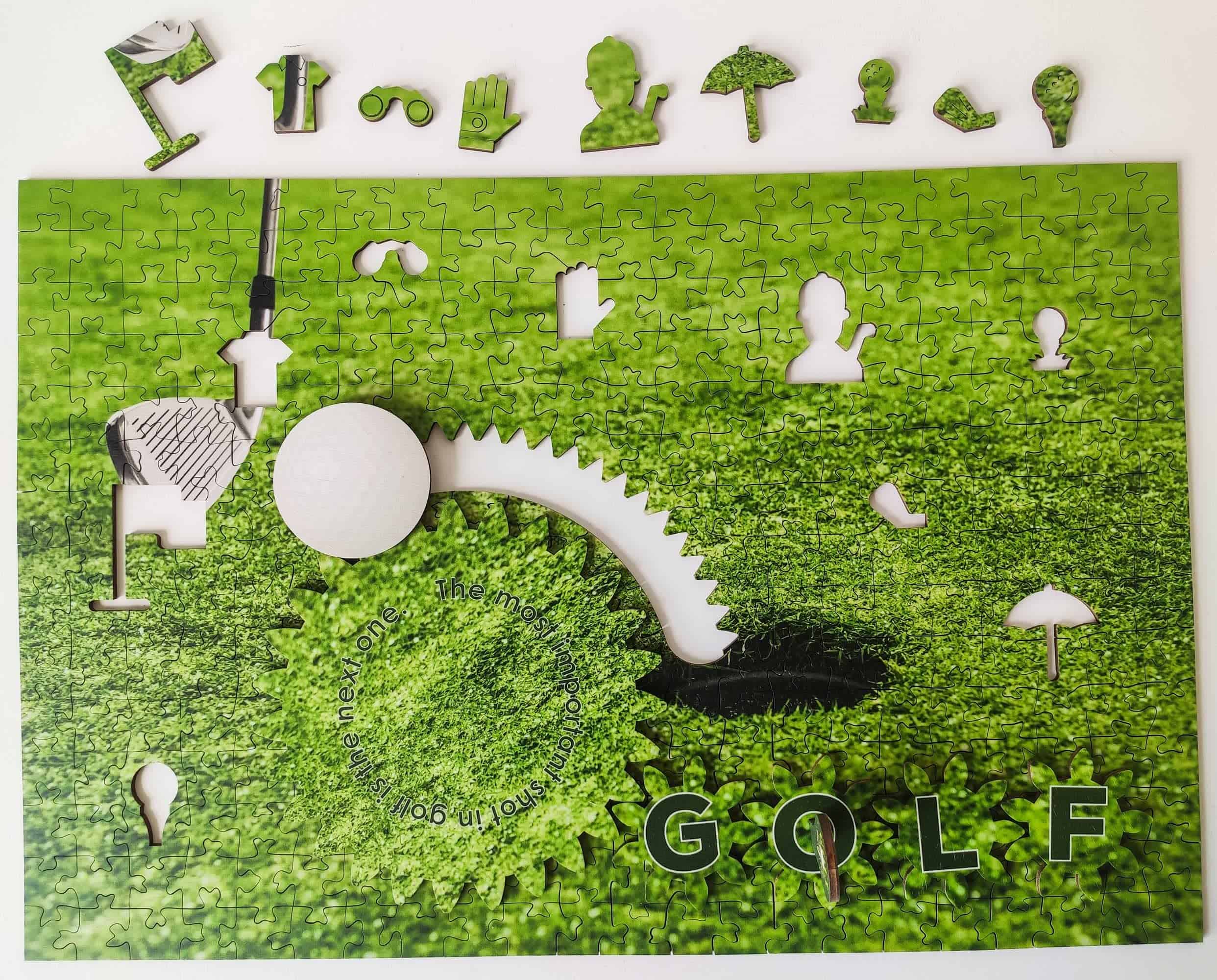 Rompecabezas de madera para adultos - Golf Shot - 331 - Imagen 5