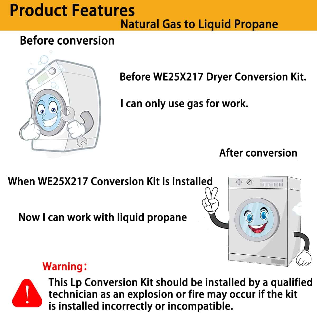 Kit de Conversión de Propano Líquido WE25X217 OEM para - Imagen 4