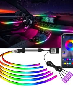 Luces Interiores para Coche, Luces para Coche, AMKI 10 en 1