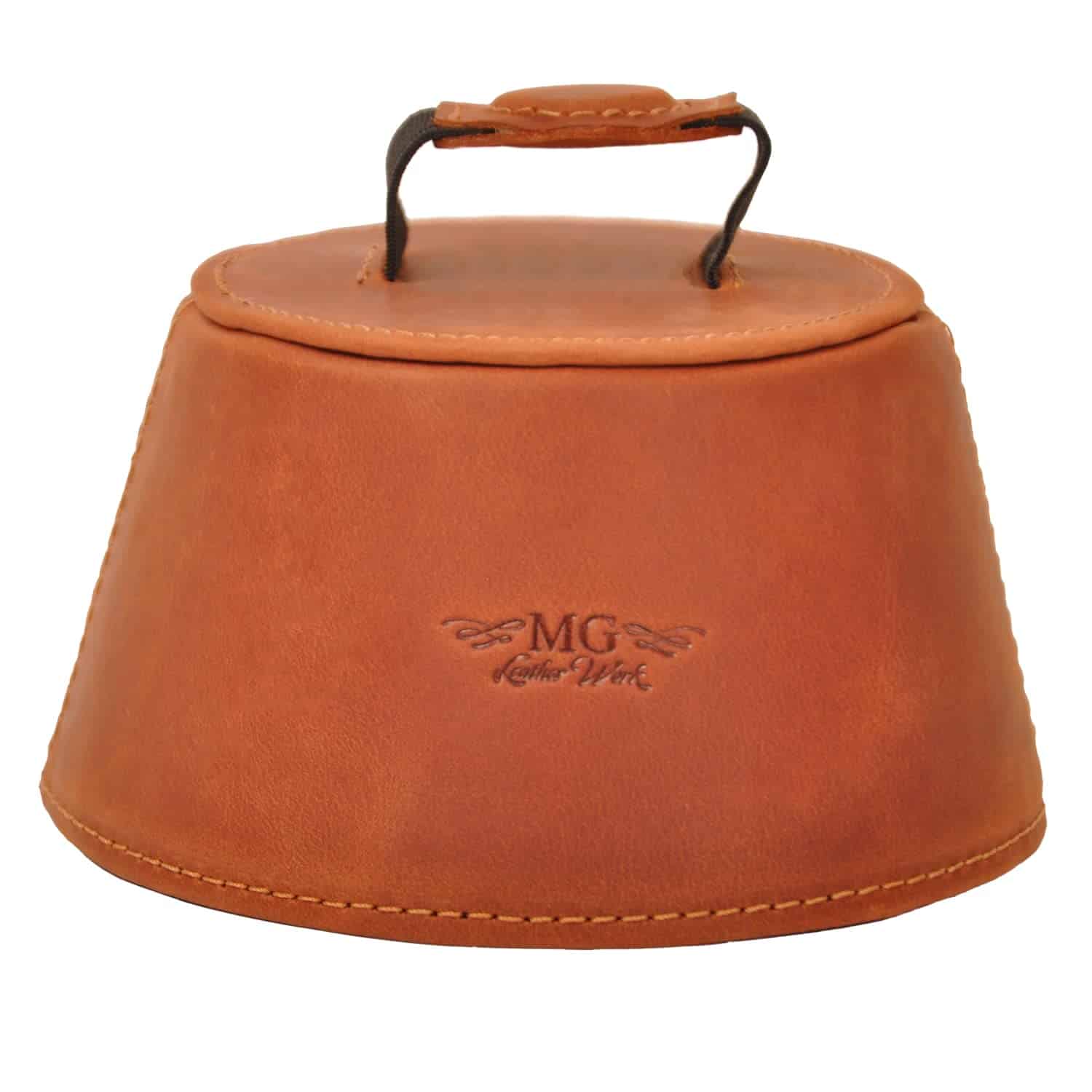 Mute de trompeta de cuero MG Leather Work, ligero con imán, - Imagen 9