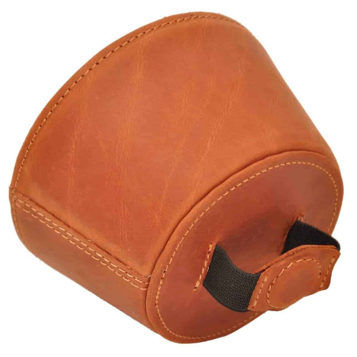 Mute de trompeta de cuero MG Leather Work, ligero con imán,