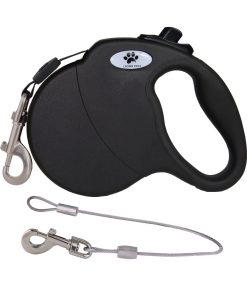 Correa retráctil de 16 pies CROWN PAWS para perros de raza