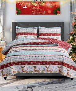 Juego de Edredón Navideño Jarson Tamaño Full/Queen 3 Piezas