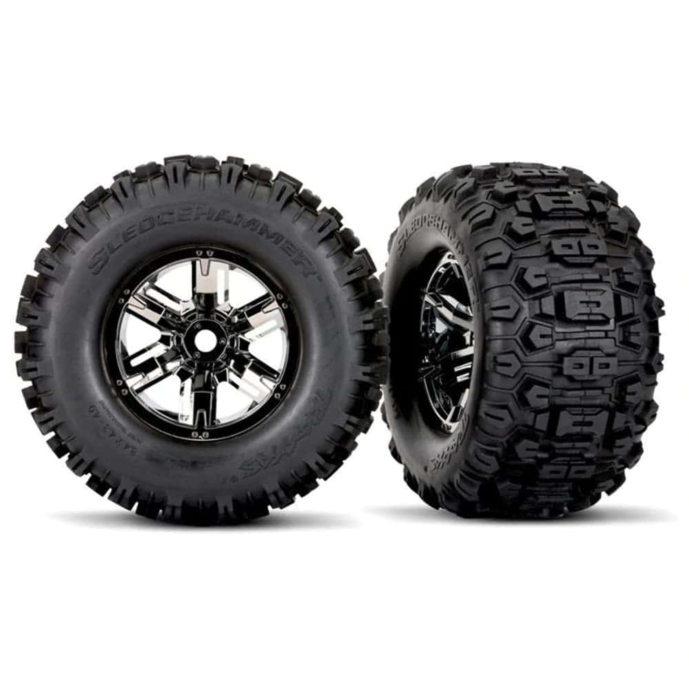 Llantas y Ruedas Traxxas X-Maxx Negro Cromado Sledgehammer