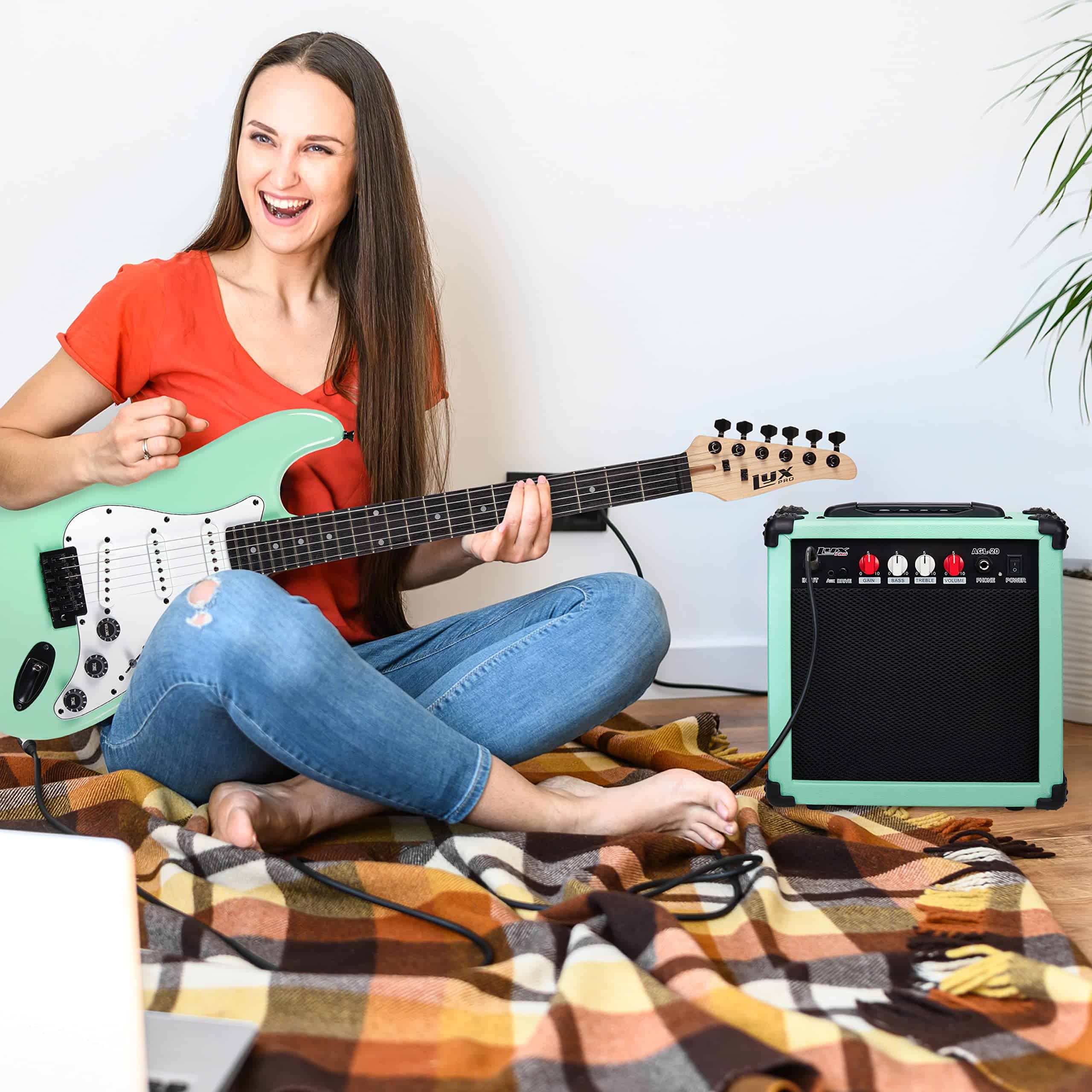 Amplificador de Guitarra Eléctrica LyxPro 20 Vatios con - Imagen 7