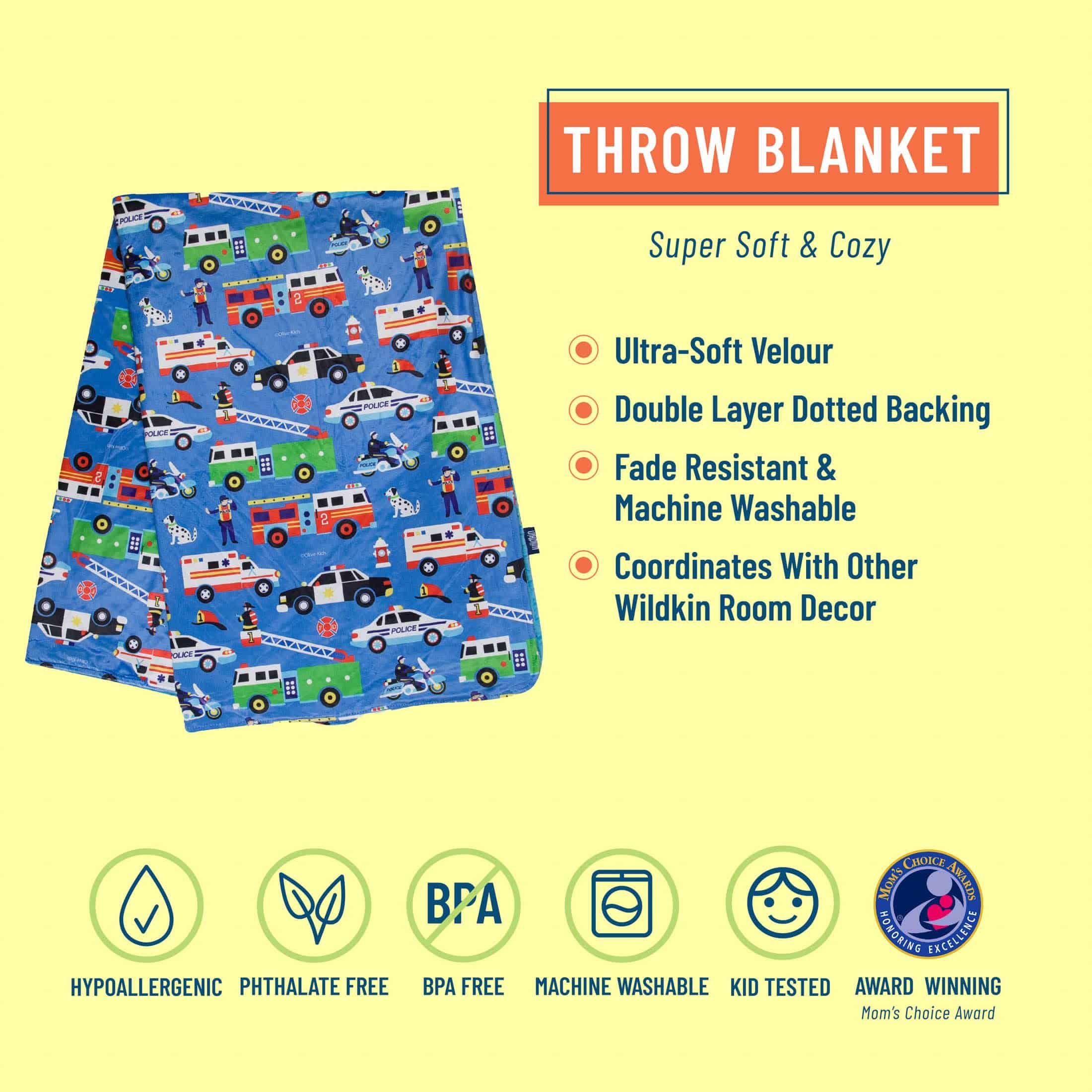 Manta de Lana Wildkin - Cómoda y Acogedora, Ideal para - Imagen 4