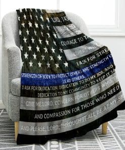 Manta de Oración de Oficiales de Policía Jekeno Regalos