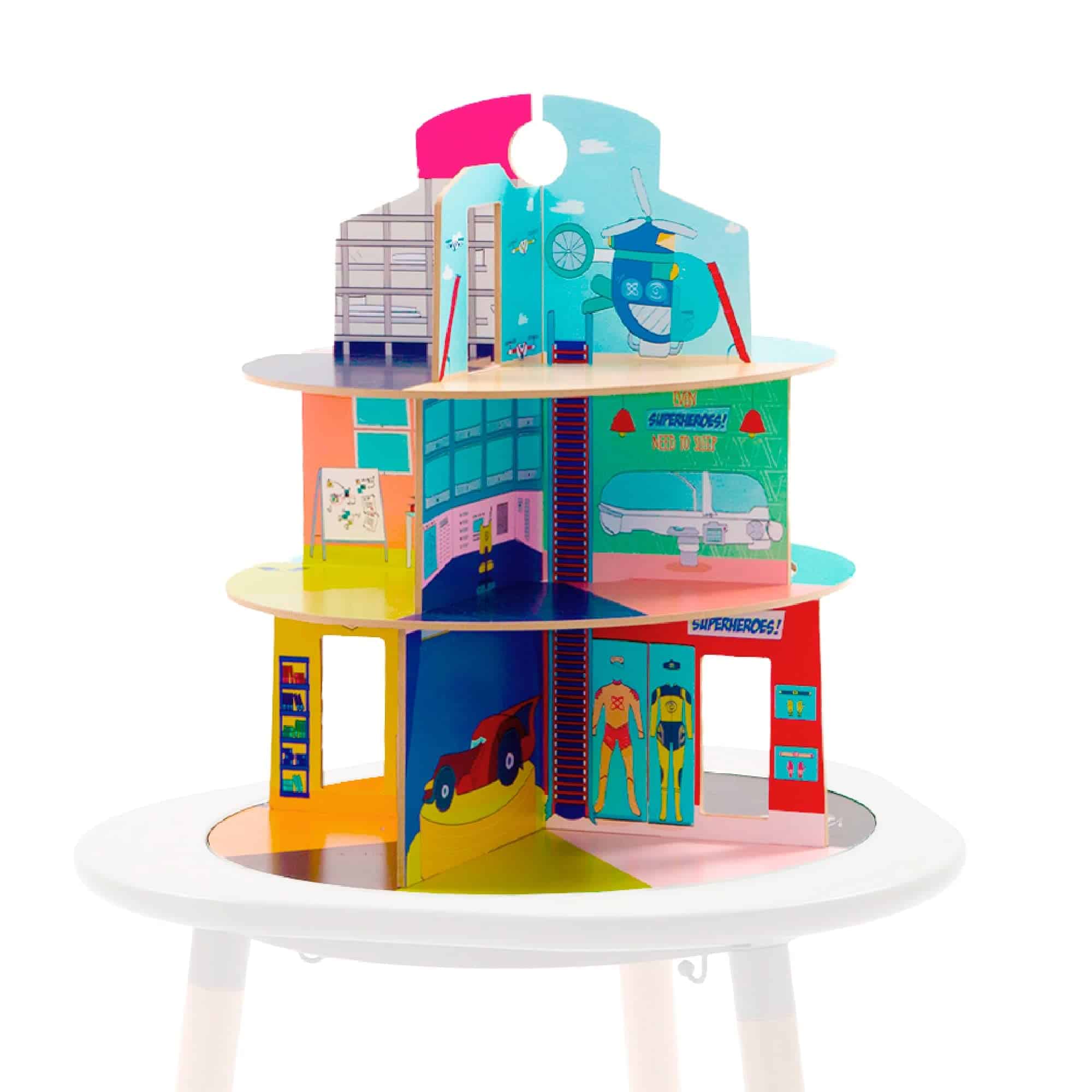 Stokke MuTable Heroes Playhouse - Incluye Cueva de