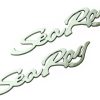 Emblema 3D con letras de Sea Ray Searay 2pcs Autoadhesivo