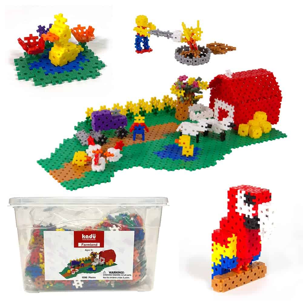 Juego de Construcción STEM/STEAM KADU Granja de 1300 Piezas