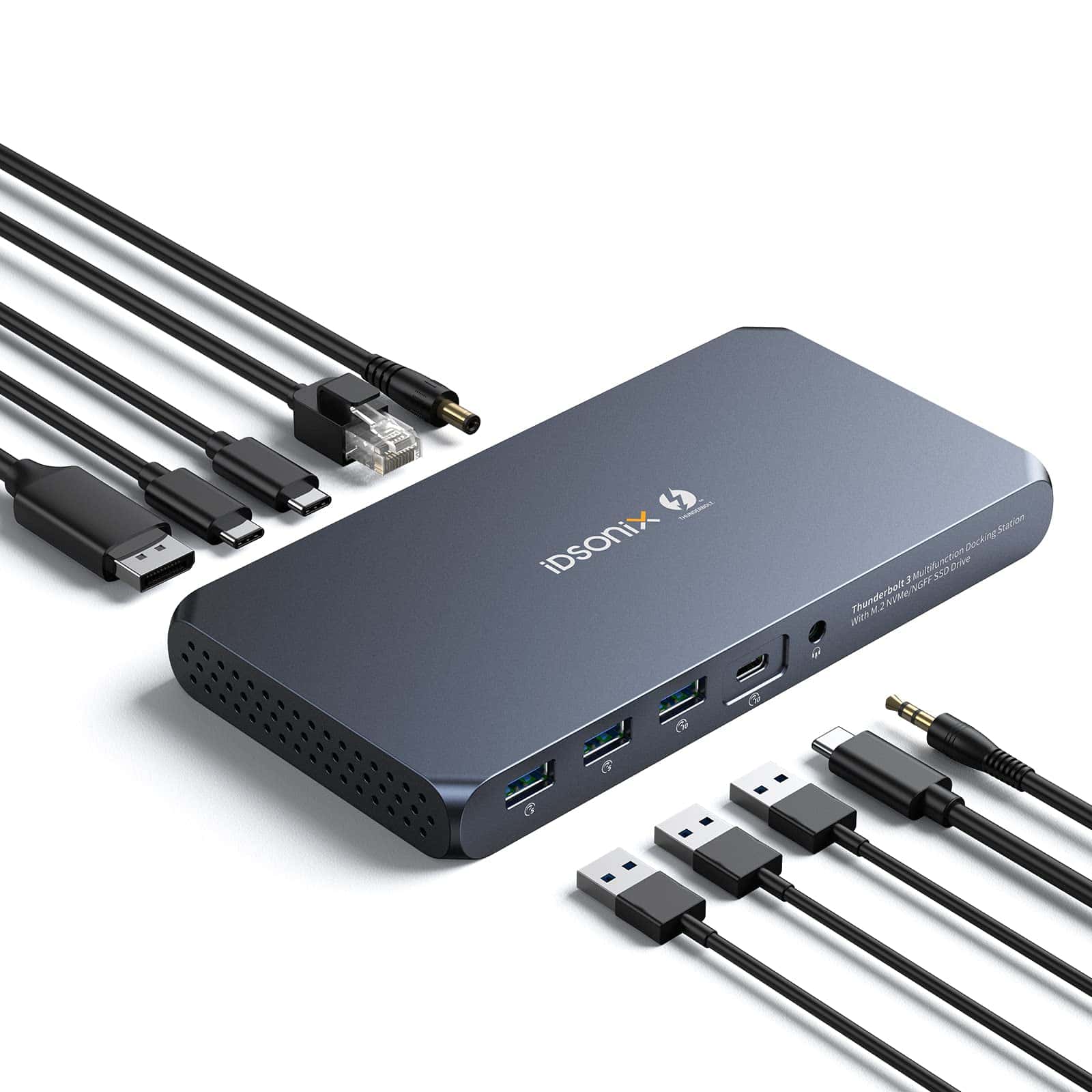 Carcasa para SSD M.2 NGFF iDsonix 6Gbps en Aluminio Dorado