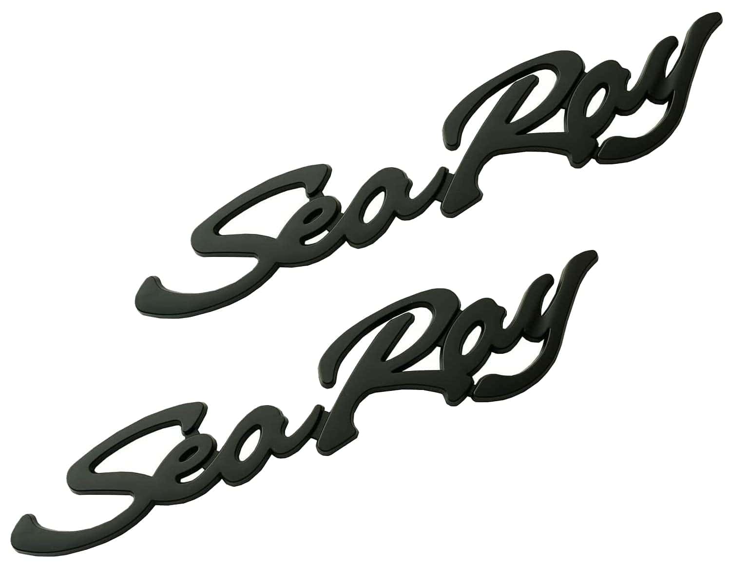 2pcs Emblema 3D con Letras Sea Ray Searay Logo de Barco,