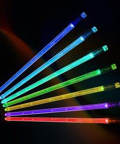 Baquetas luminosas, 15 colores cambiantes Baquetas de