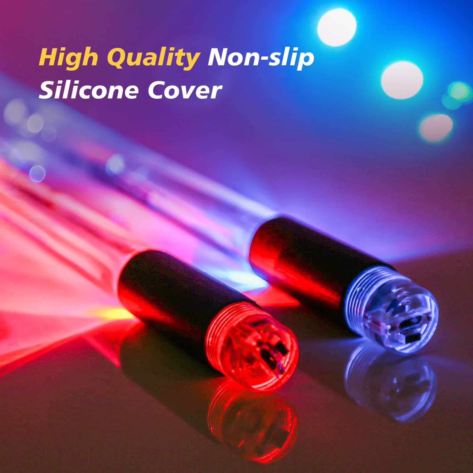 Baquetas luminosas, 15 colores cambiantes Baquetas de - Imagen 4