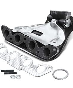 Colector de escape de motor A-Premium con junta y protector