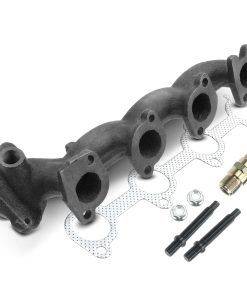 Colector de escape izquierdo Premium con juego de juntas