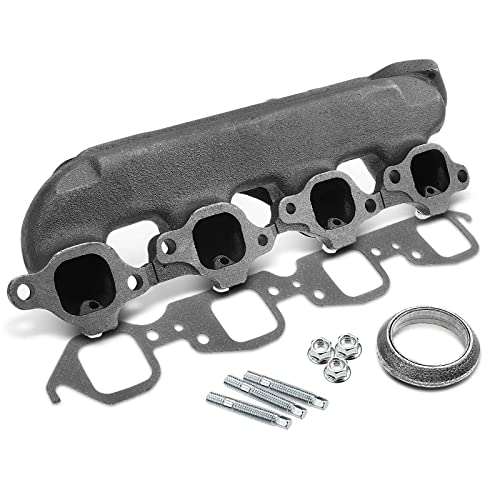 Colector de escape del motor izquierdo A-Premium con junta