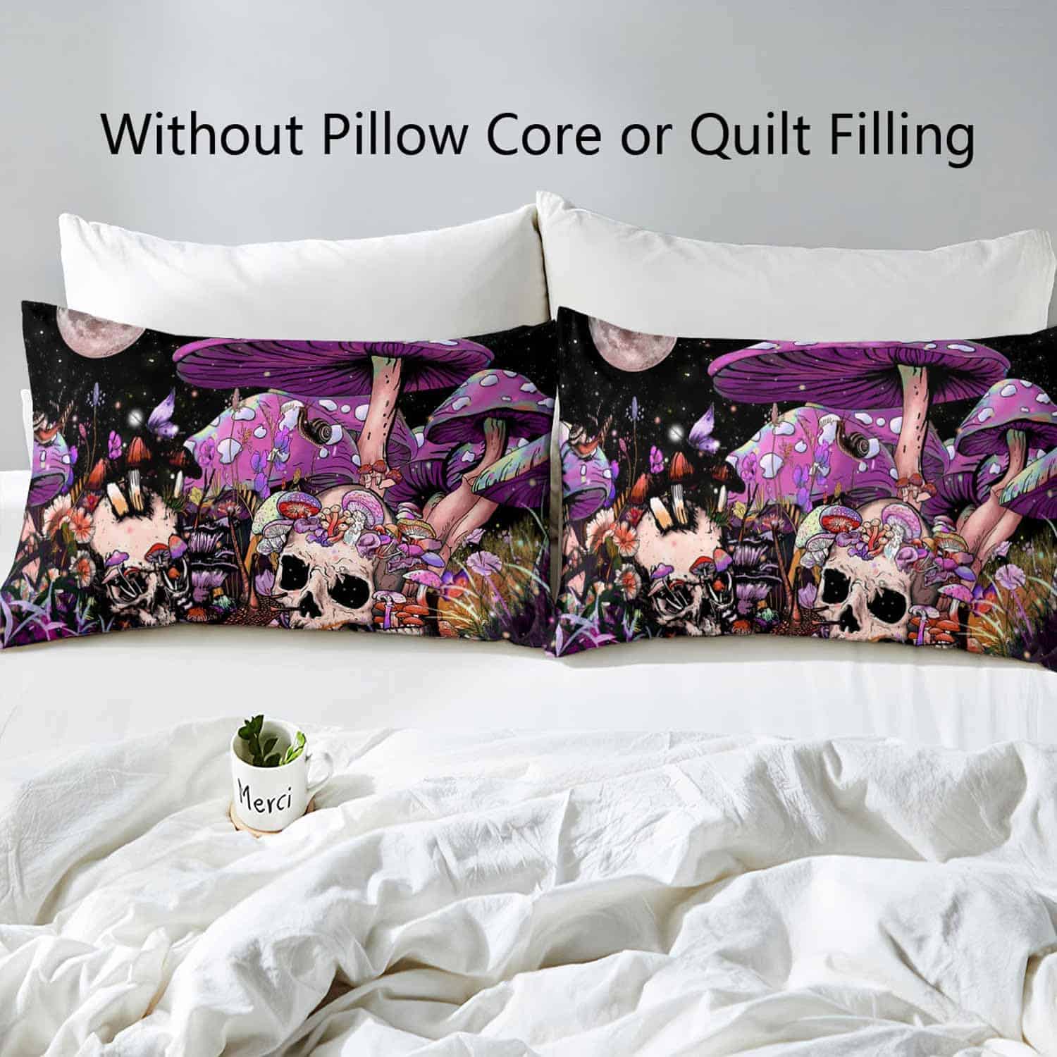 Juego de Cama de Hongo de 3 Piezas, Funda de Edredón de - Imagen 5