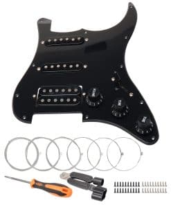 Unxuey 11 Hole SSH Prewired Loaded Pickguard con Humbucker