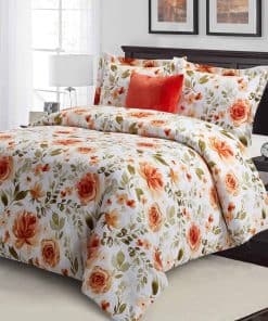 Juego de Edredón Tamaño King - Style -Naranja