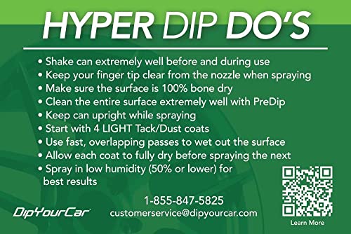 Kit de Pintura para Automóvil DipYourCar HyperDip Peelable - Imagen 8