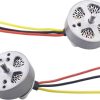 Accesorios 2PCS Motor sin Escobillas de Drone Quadcopter