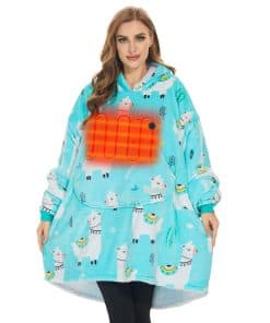 Manta con capucha Venustas con calefacción y batería 7.4V,