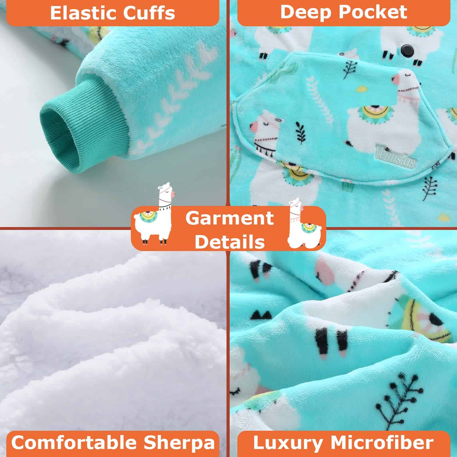 Manta con capucha Venustas con calefacción y batería 7.4V, - Imagen 6